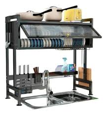 ESCURRIDOR DE PLATO DOBLE CON TAPA