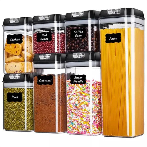 DISPENSADOR CONTENEDOR DE ALIMENTOS DE 7 PIEZAS