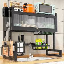 ESCURRIDOR DE PLATO DOBLE CON TAPA